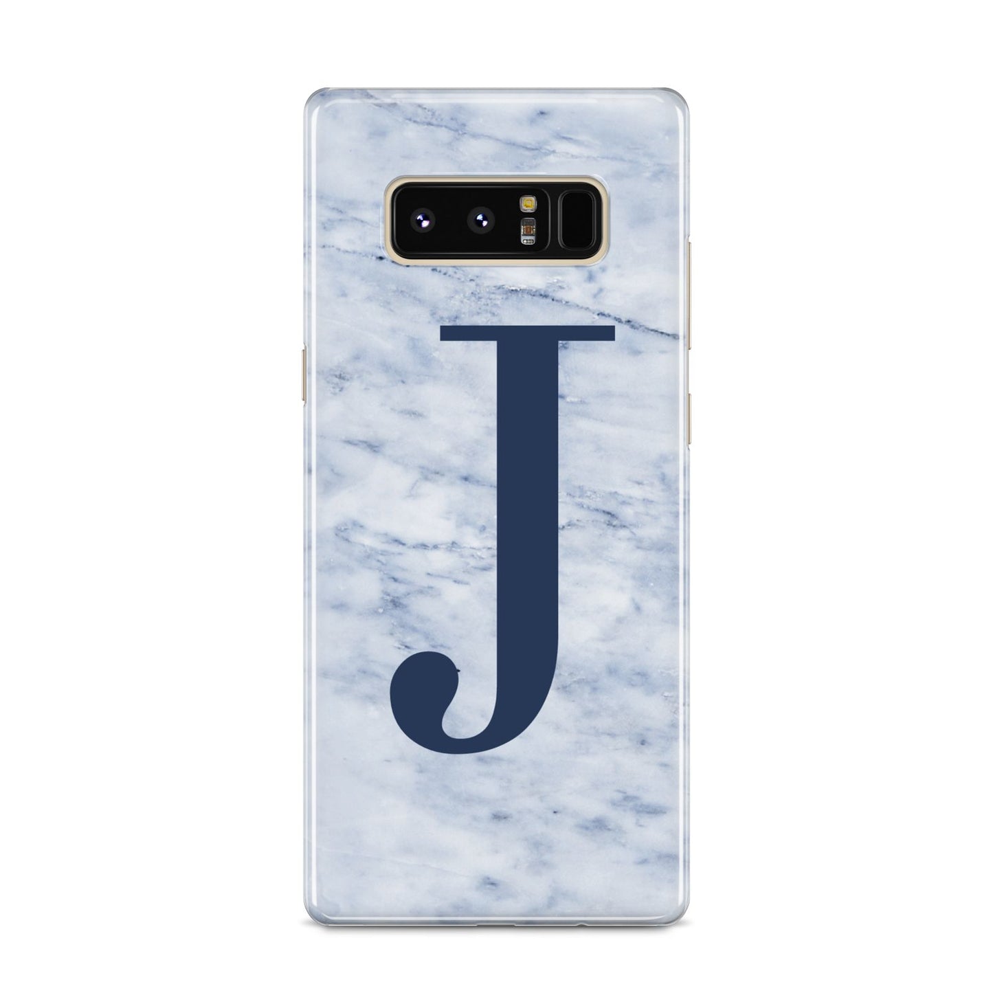 Navy Blue Single Initial Samsung Galaxy S8 Case