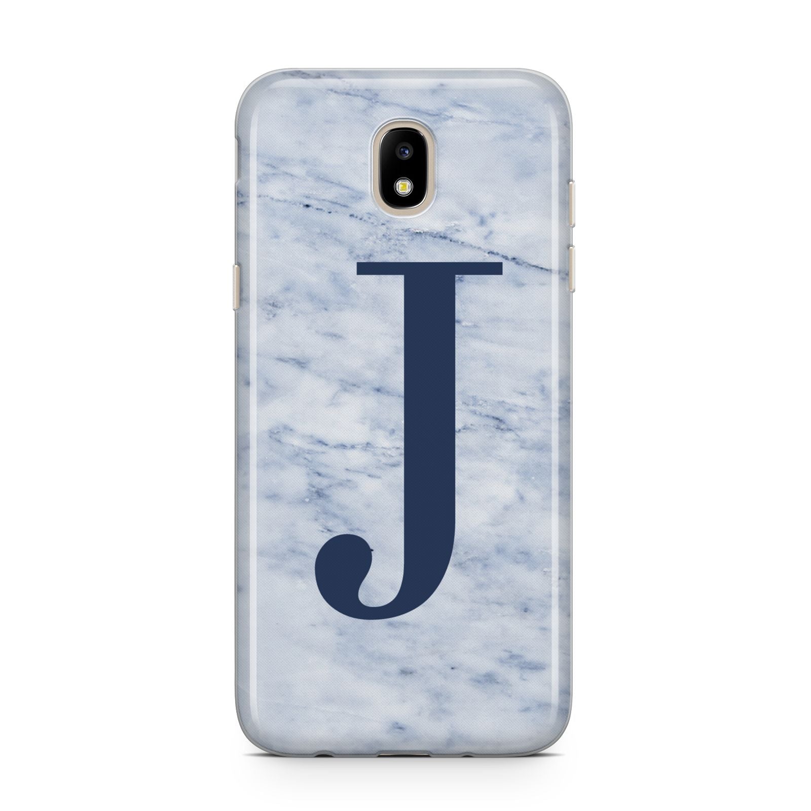 Navy Blue Single Initial Samsung J5 2017 Case