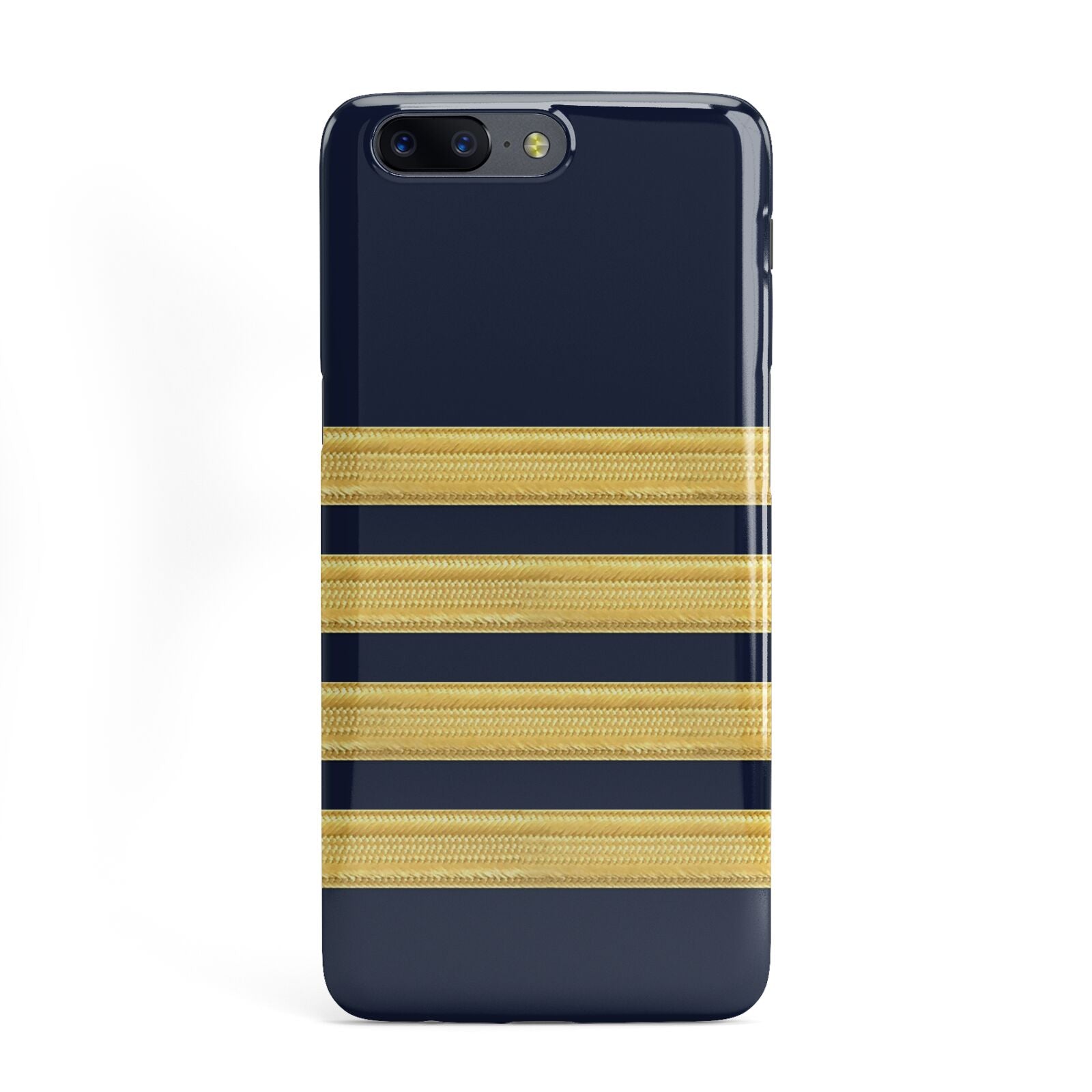 Navy and Gold Pilot Stripes OnePlus Case