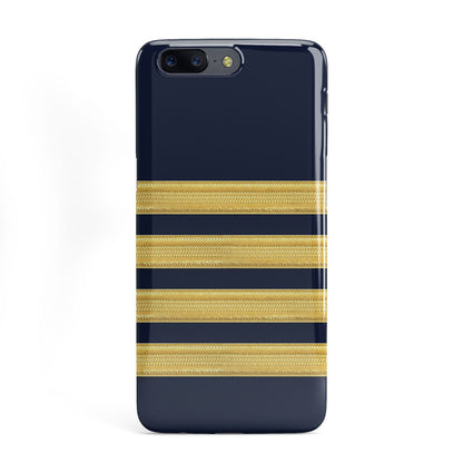 Navy and Gold Pilot Stripes OnePlus Case