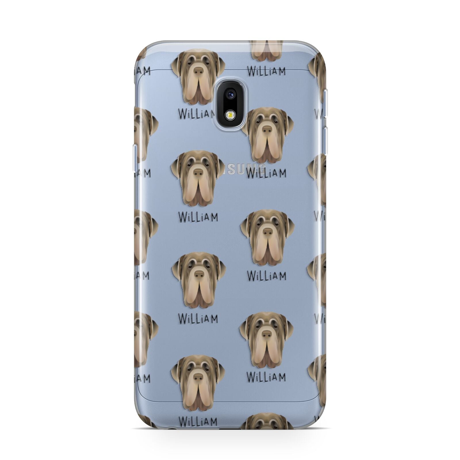 Neapolitan Mastiff Icon with Name Samsung Galaxy J3 2017 Case