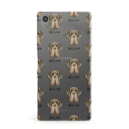 Neapolitan Mastiff Icon with Name Sony Xperia Case