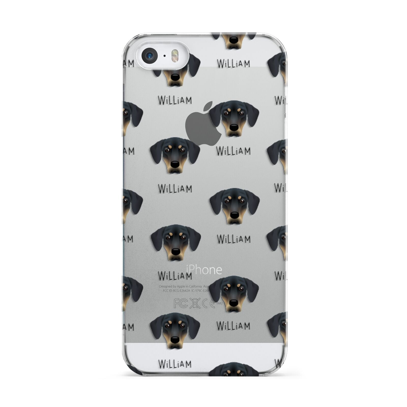 New Zealand Huntaway Icon with Name Apple iPhone 5 Case