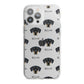 New Zealand Huntaway Icon with Name iPhone 13 Pro Max TPU Impact Case with White Edges