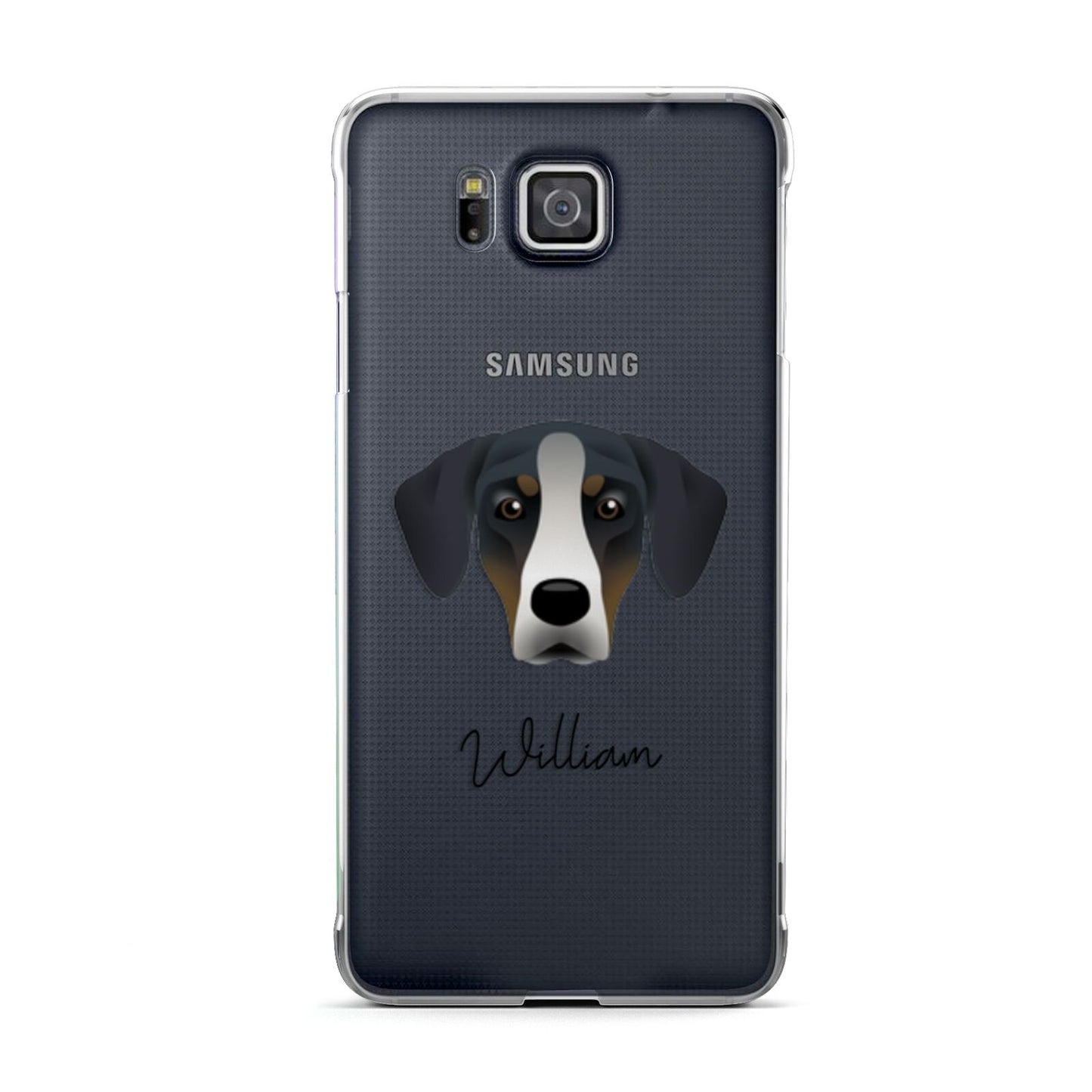 New Zealand Huntaway Personalised Samsung Galaxy Alpha Case