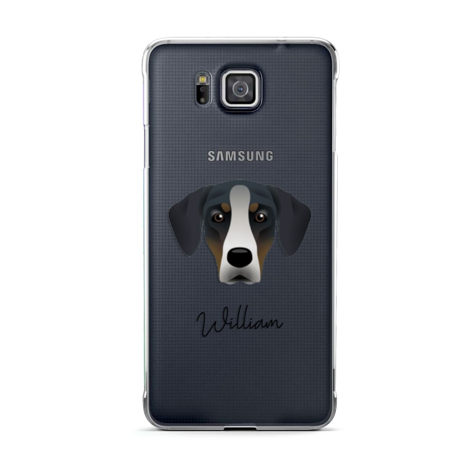 New Zealand Huntaway Personalised Samsung Galaxy Alpha Case