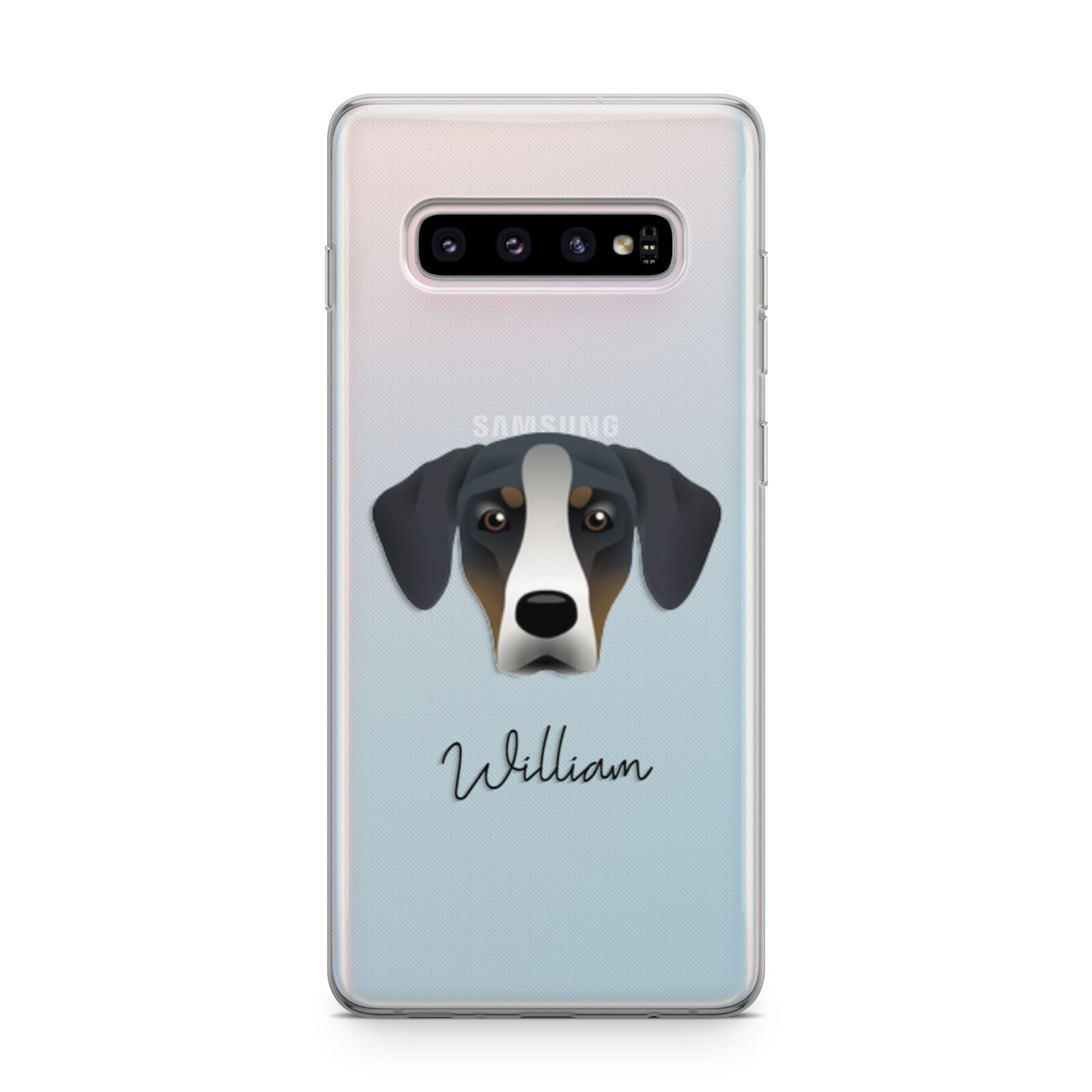 New Zealand Huntaway Personalised Samsung Galaxy S10 Plus Case