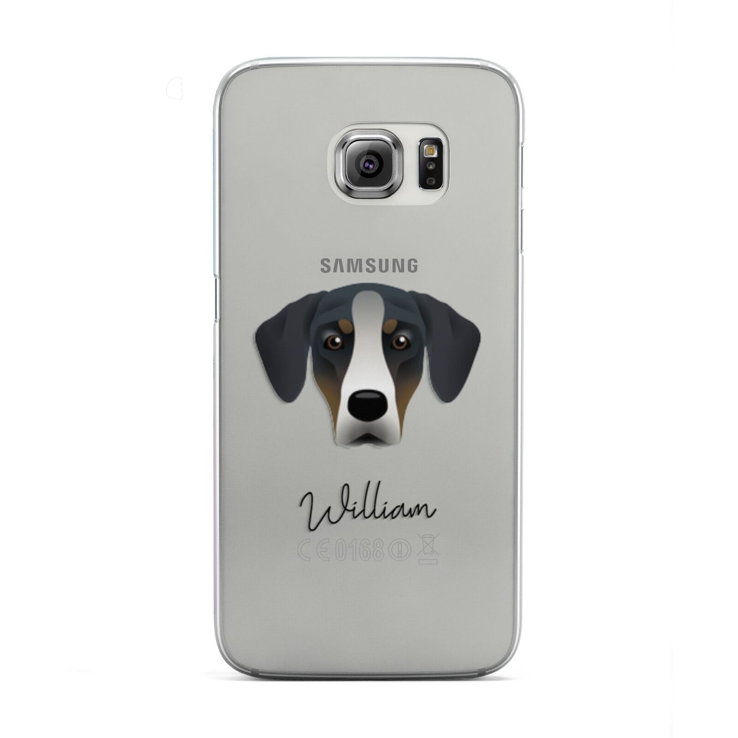 New Zealand Huntaway Personalised Samsung Galaxy S6 Edge Case