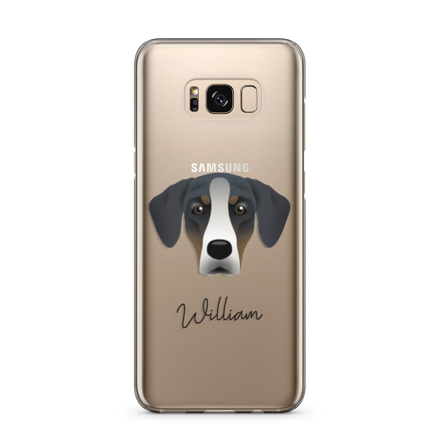 New Zealand Huntaway Personalised Samsung Galaxy S8 Plus Case