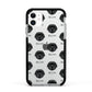 Newfoundland Icon with Name Apple iPhone 11 in White with Black Impact Case
