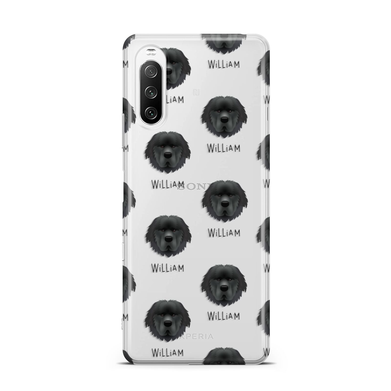 Newfoundland Icon with Name Sony Xperia 10 III Case