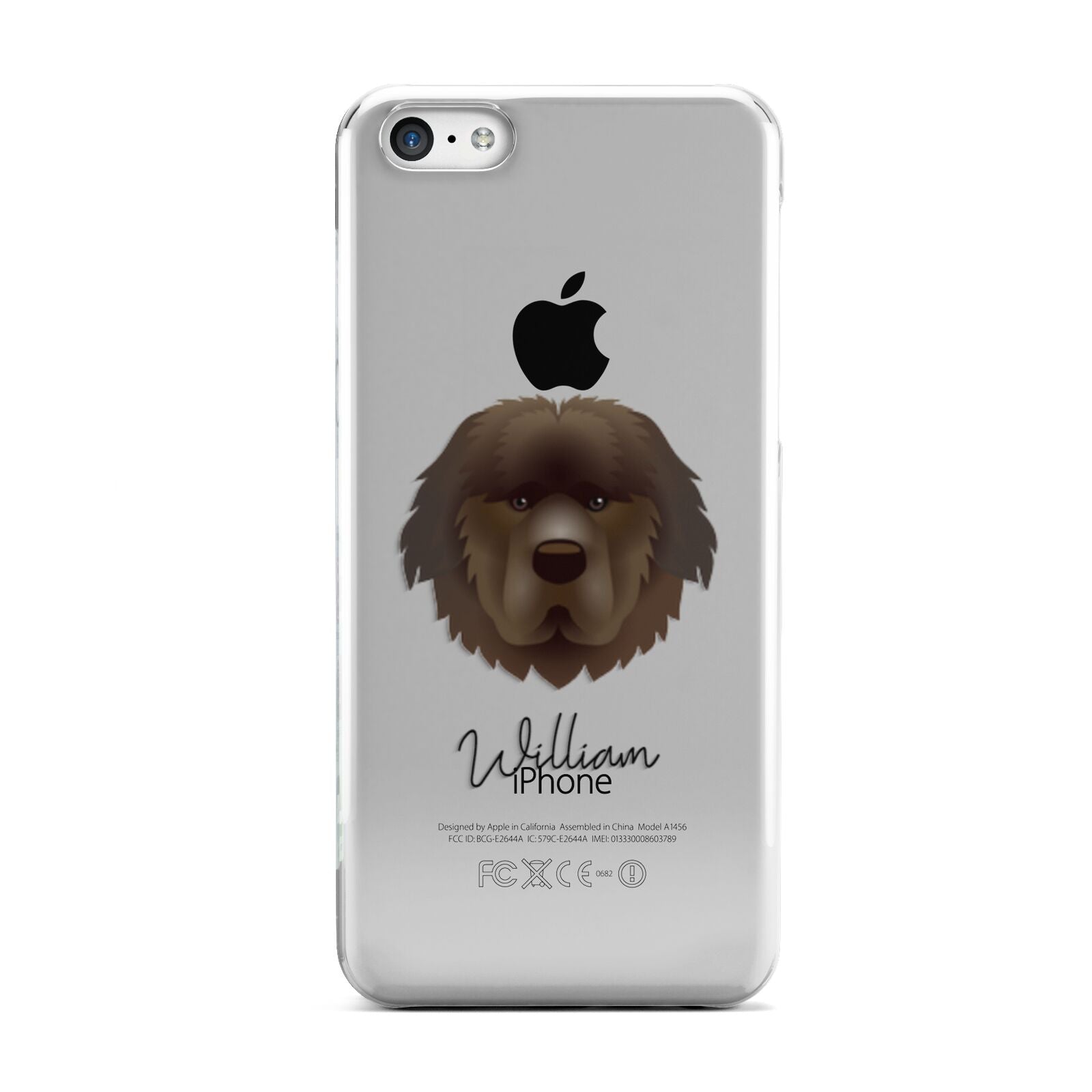 Newfoundland Personalised Apple iPhone 5c Case