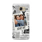 Newspaper Collage Photo Personalised Samsung Galaxy A7 2016 Case on gold phone