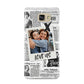 Newspaper Collage Photo Personalised Samsung Galaxy A9 2016 Case on gold phone