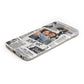 Newspaper Collage Photo Personalised Samsung Galaxy Case Bottom Cutout