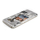 Newspaper Collage Photo Personalised Samsung Galaxy Case Top Cutout