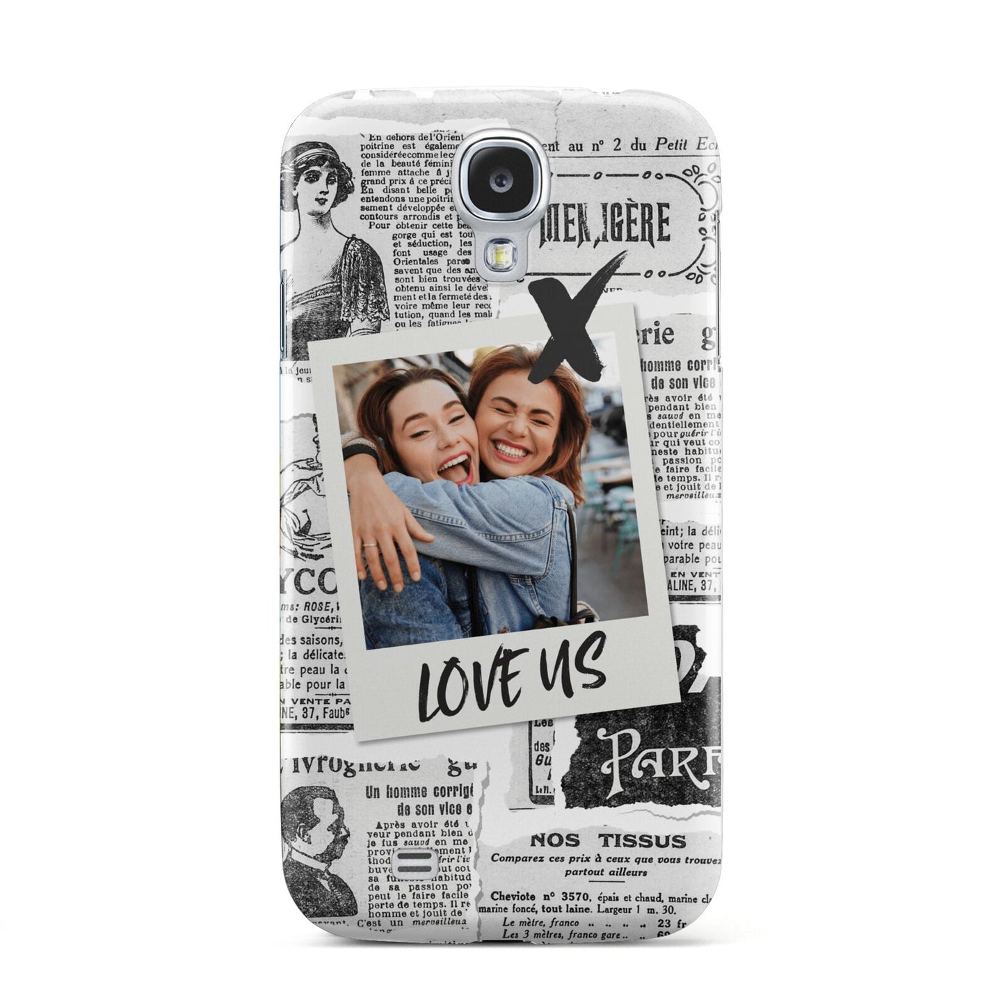 Newspaper Collage Photo Personalised Samsung Galaxy S4 Case