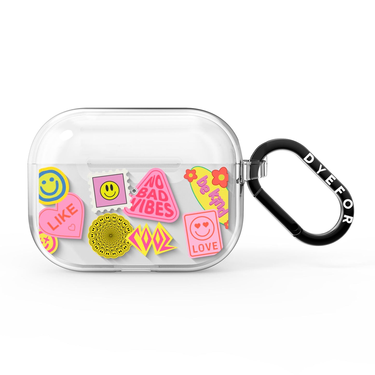 No Bad Vibes Sticker AirPods Pro Clear Case