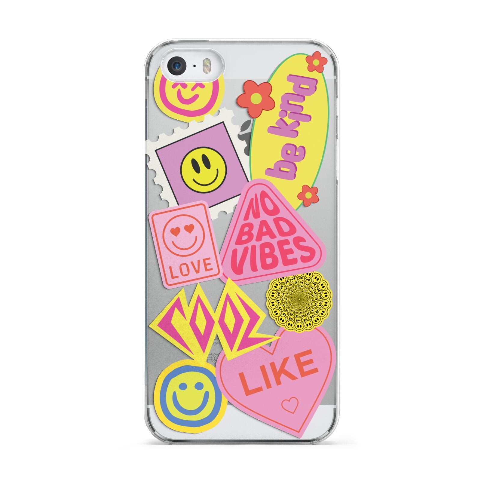 No Bad Vibes Sticker Apple iPhone 5 Case