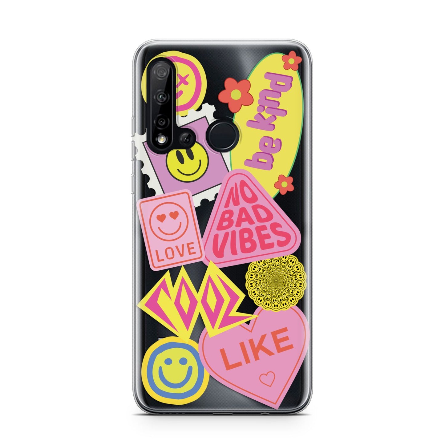 No Bad Vibes Sticker Huawei P20 Lite 5G Phone Case