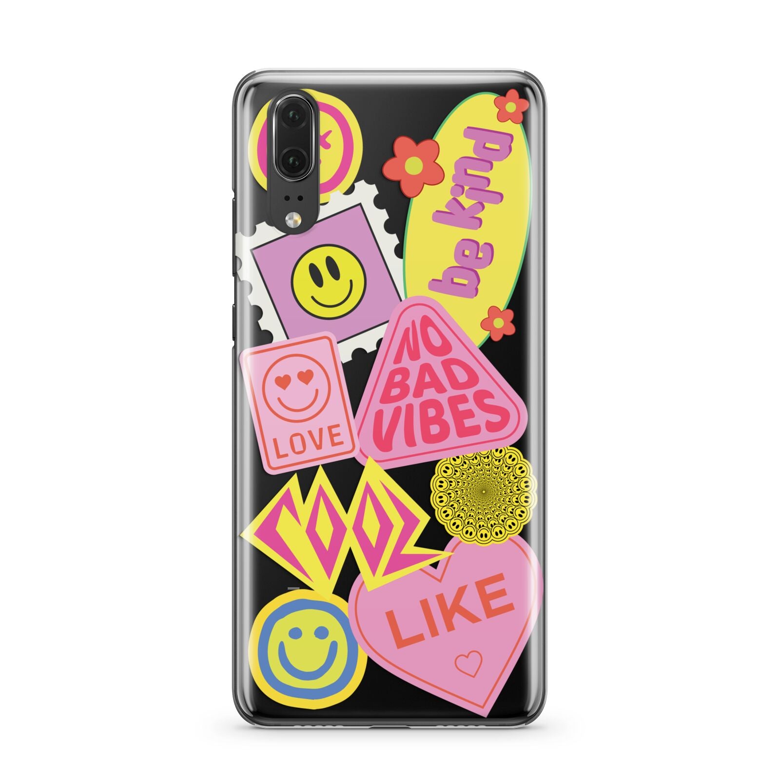 No Bad Vibes Sticker Huawei P20 Phone Case