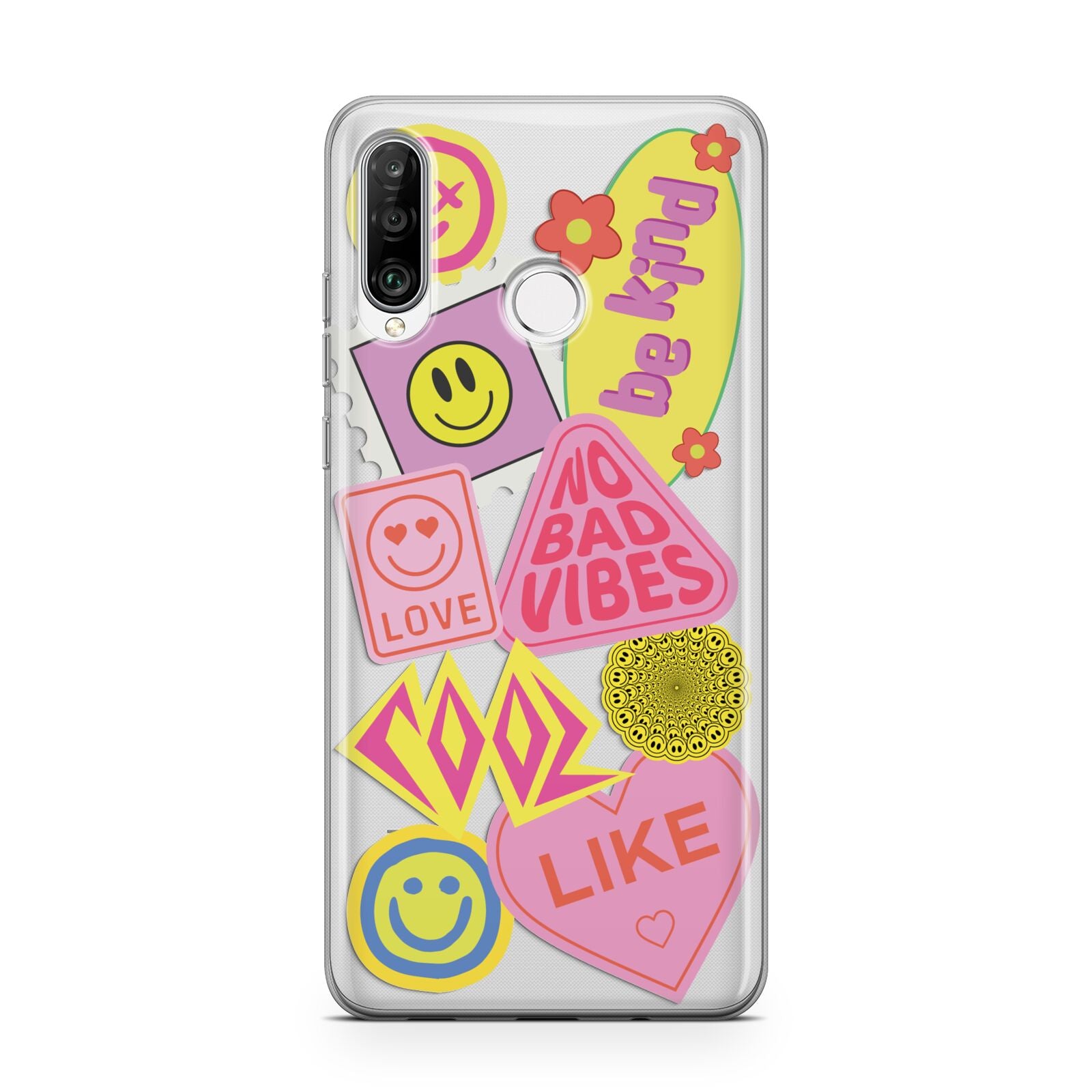 No Bad Vibes Sticker Huawei P30 Lite Phone Case