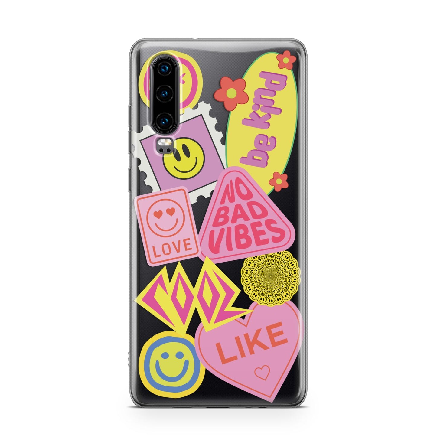 No Bad Vibes Sticker Huawei P30 Phone Case