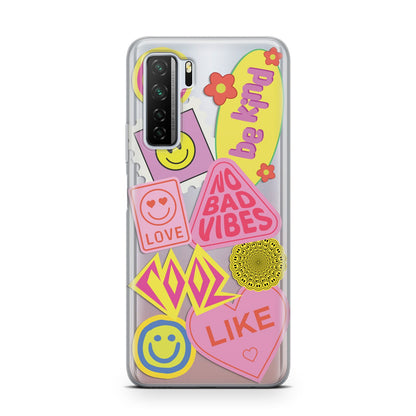 No Bad Vibes Sticker Huawei P40 Lite 5G Phone Case