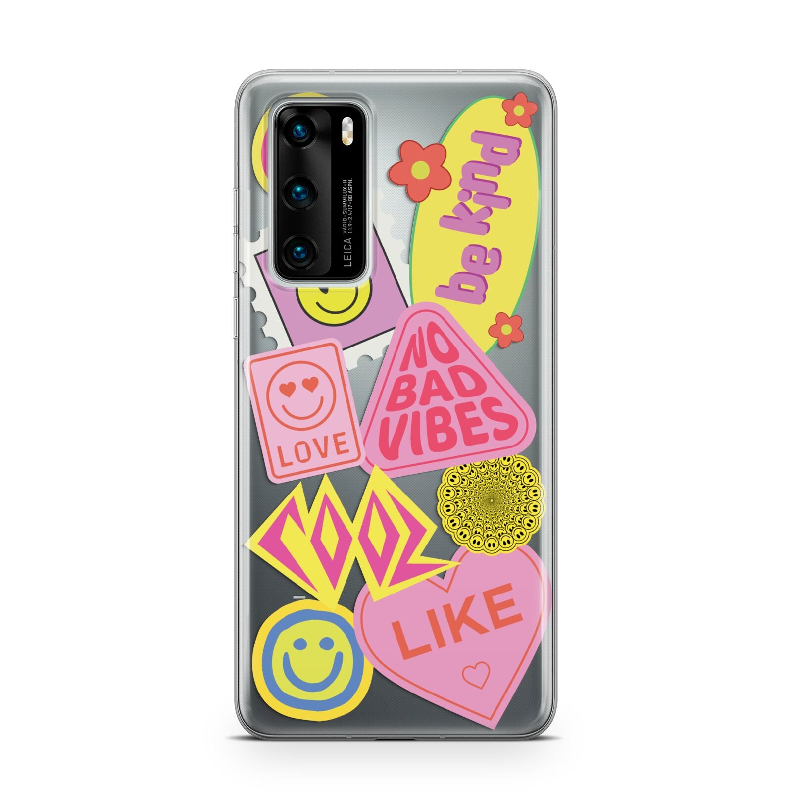 No Bad Vibes Sticker Huawei P40 Phone Case