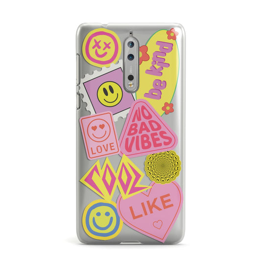 No Bad Vibes Sticker Nokia Case