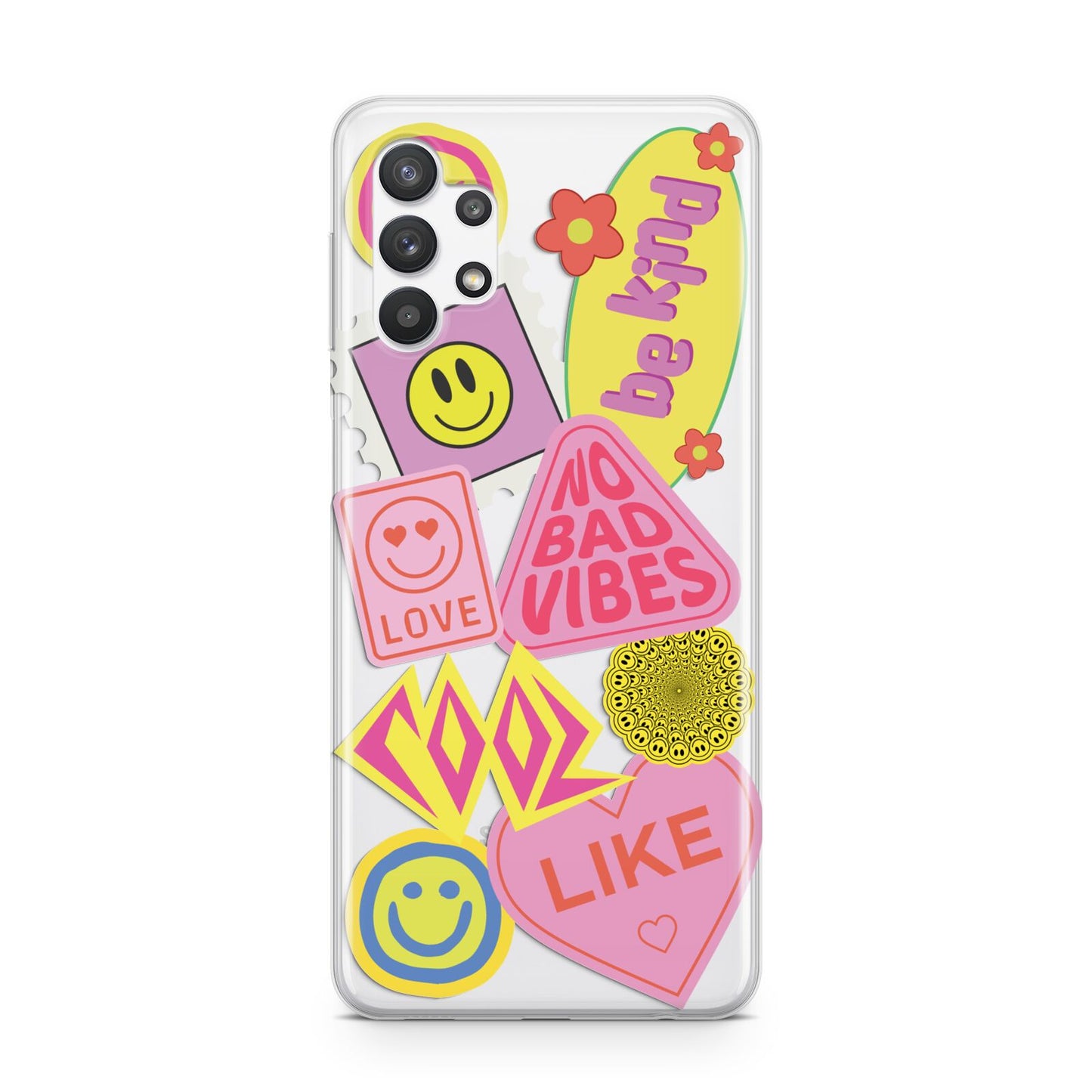 No Bad Vibes Sticker Samsung A32 5G Case