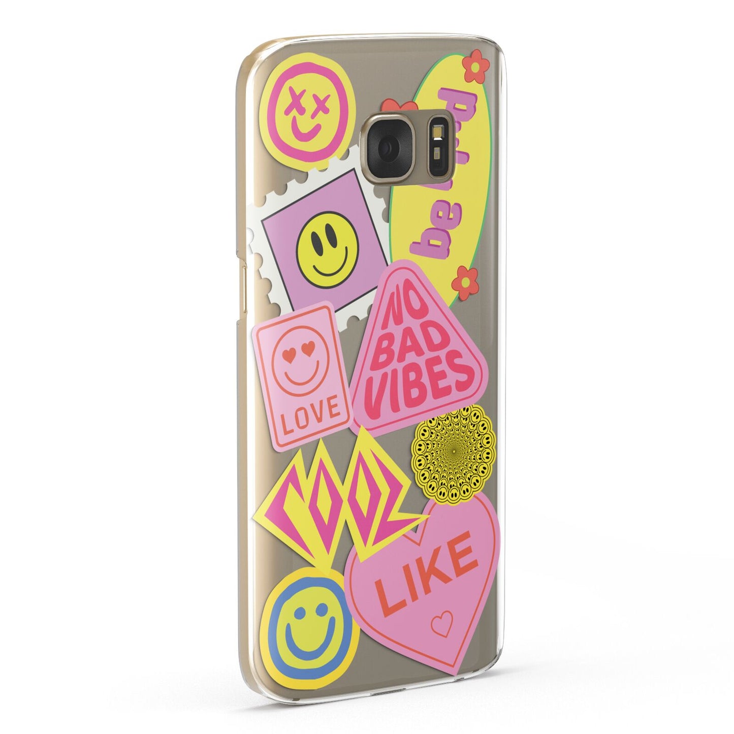 No Bad Vibes Sticker Samsung Galaxy Case Fourty Five Degrees