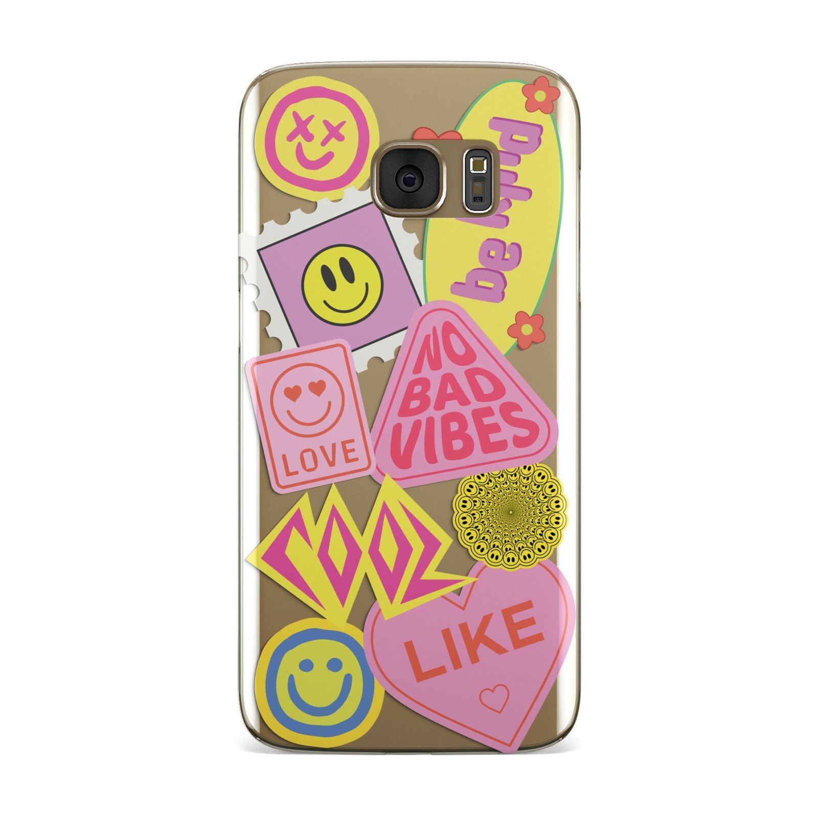 No Bad Vibes Sticker Samsung Galaxy Case