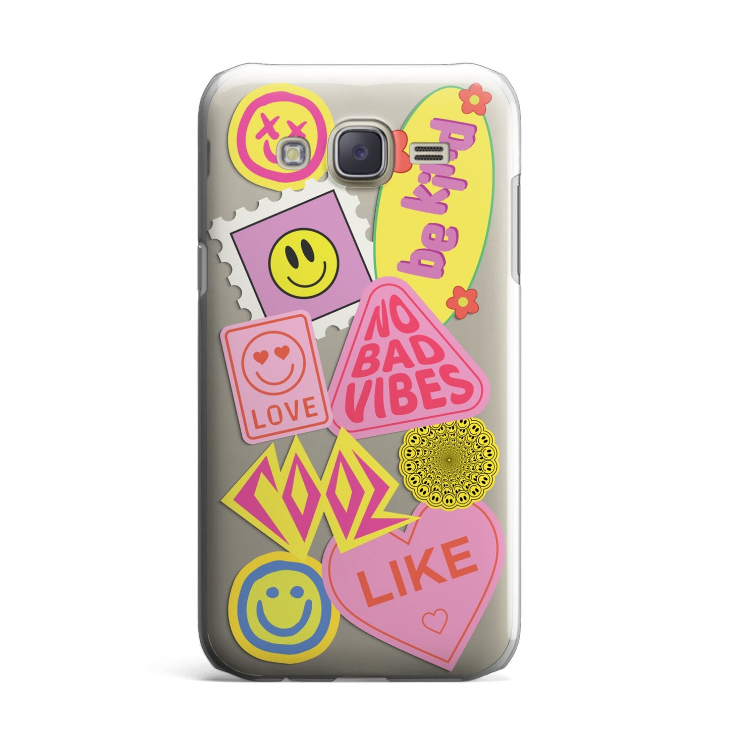 No Bad Vibes Sticker Samsung Galaxy J7 Case