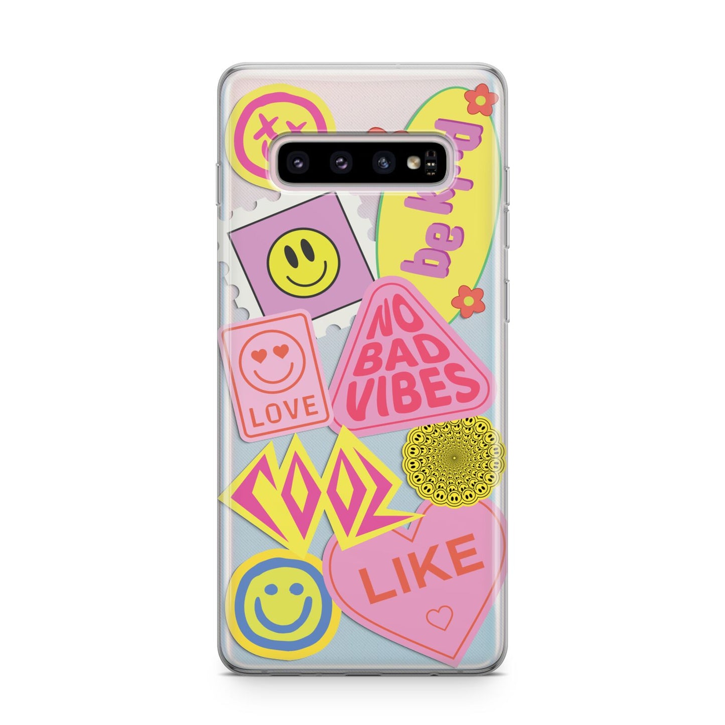 No Bad Vibes Sticker Samsung Galaxy S10 Plus Case