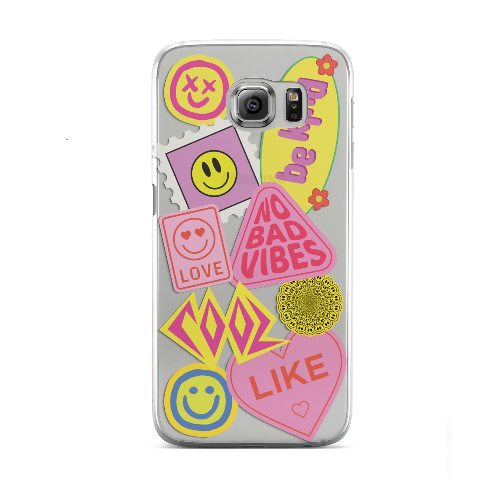 No Bad Vibes Sticker Samsung Galaxy S6 Case