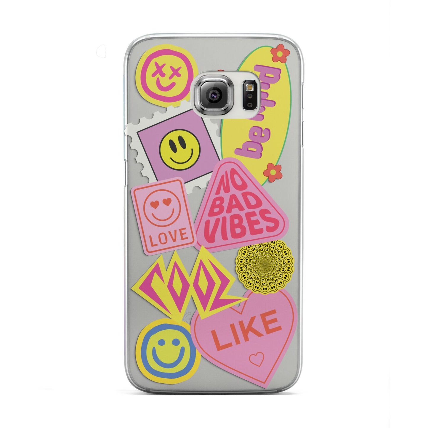 No Bad Vibes Sticker Samsung Galaxy S6 Edge Case