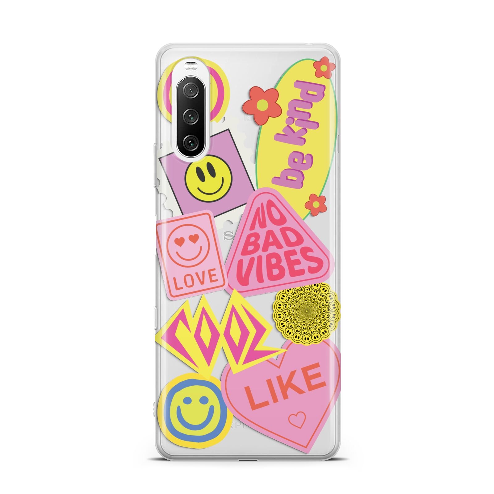 No Bad Vibes Sticker Sony Xperia 10 III Case