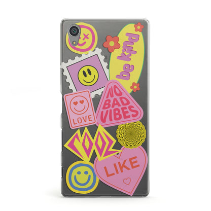 No Bad Vibes Sticker Sony Xperia Case