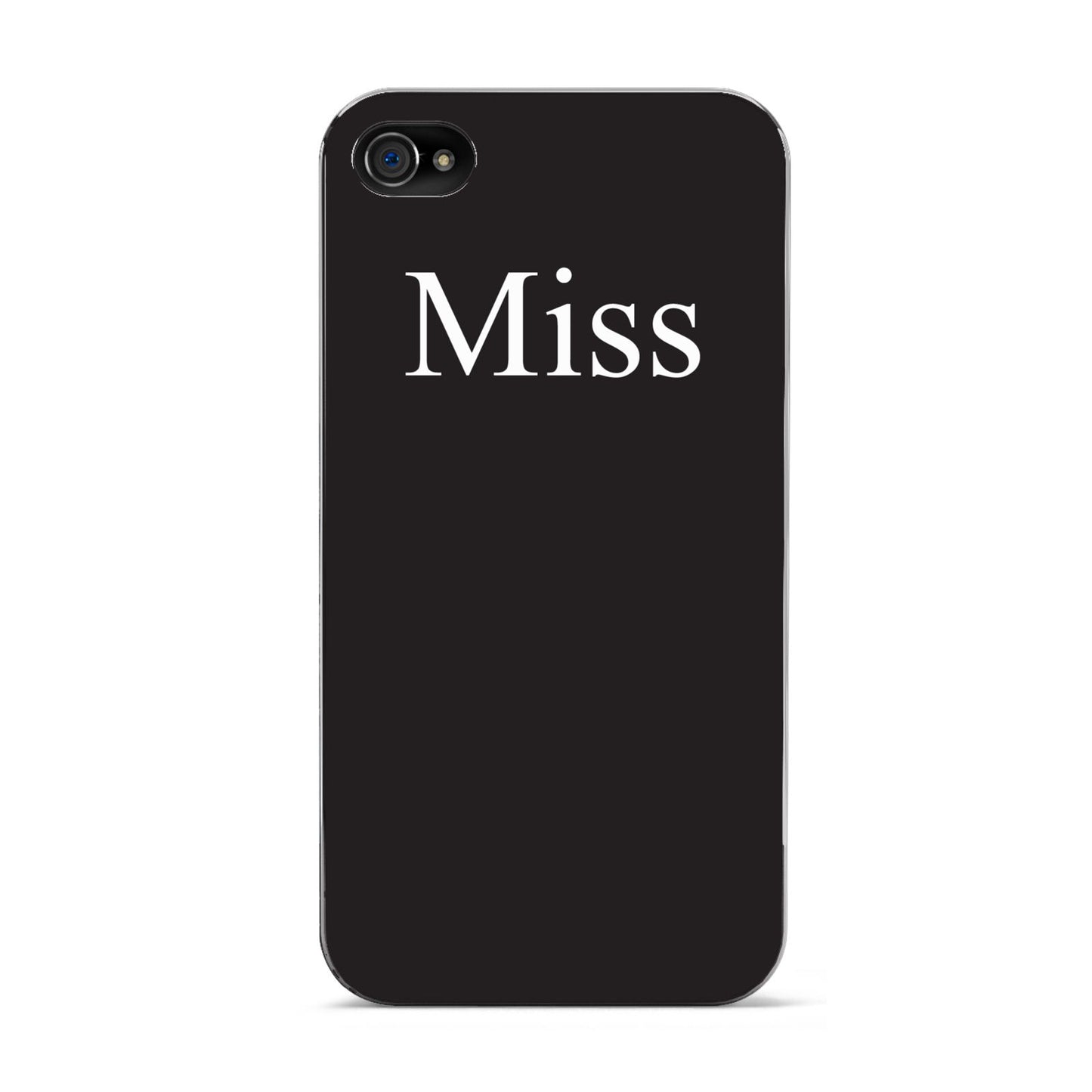 Non Personalised Miss Apple iPhone 4s Case