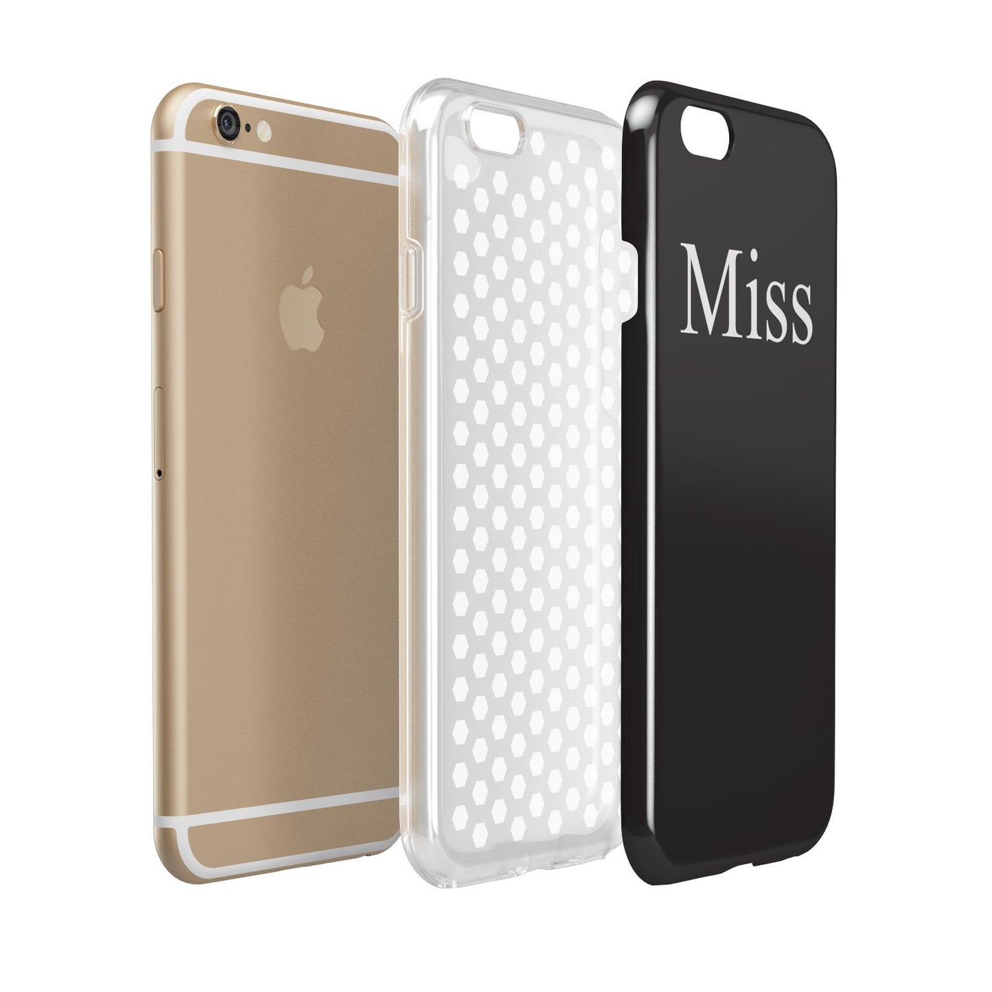 Non Personalised Miss Apple iPhone 6 3D Tough Case Expanded view