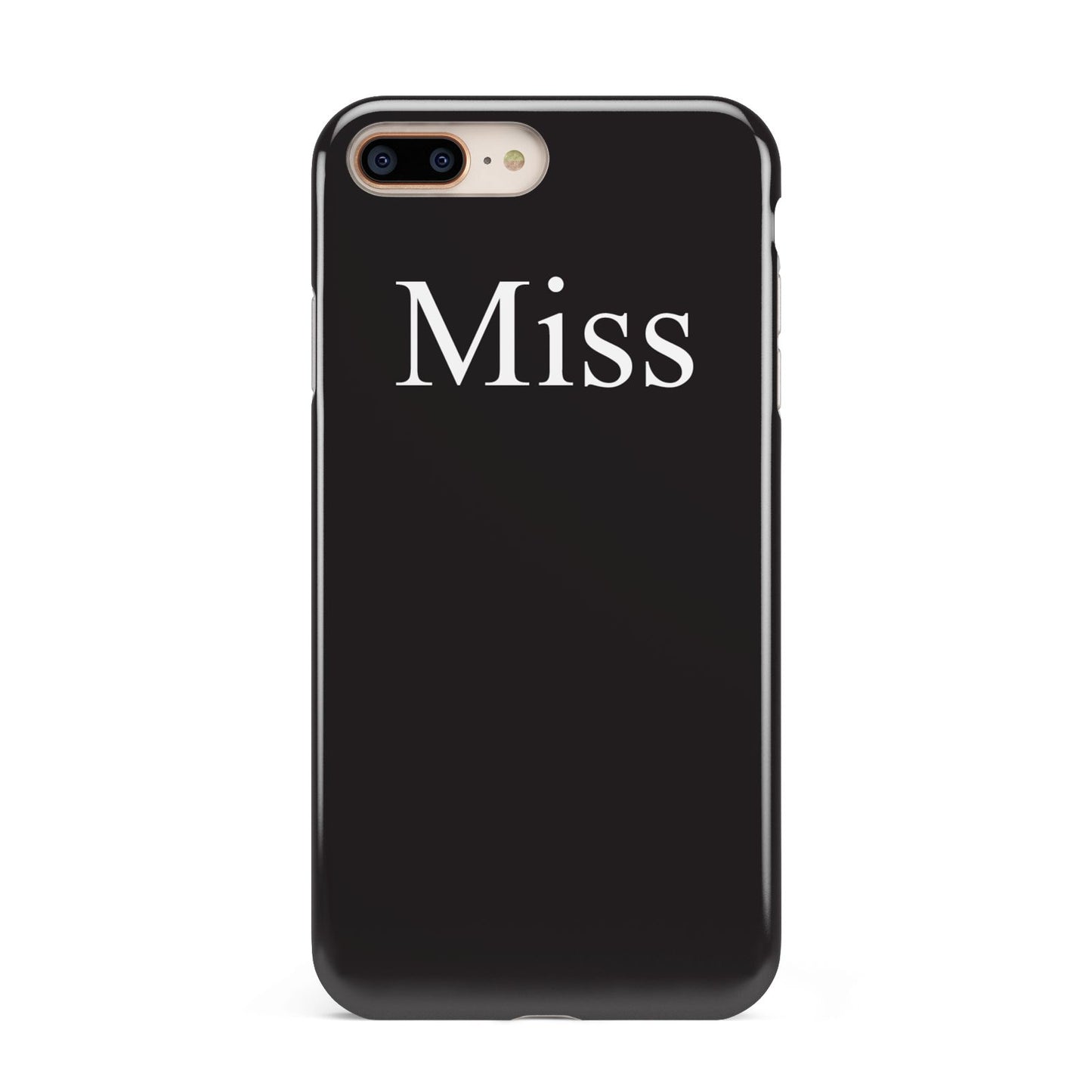 Non Personalised Miss Apple iPhone 7 8 Plus 3D Tough Case