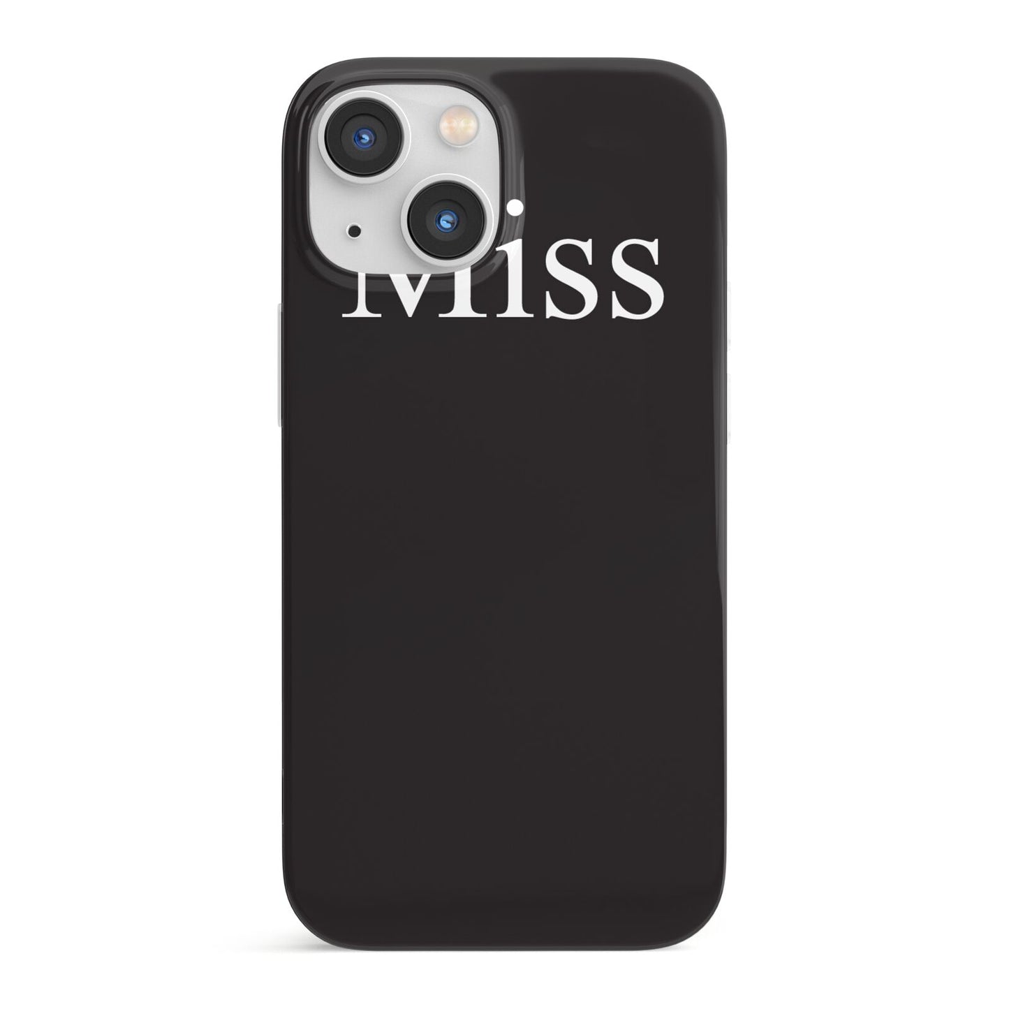 Non Personalised Miss iPhone 13 Mini Full Wrap 3D Snap Case