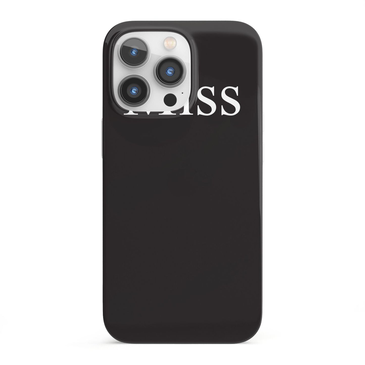 Non Personalised Miss iPhone 13 Pro Full Wrap 3D Snap Case