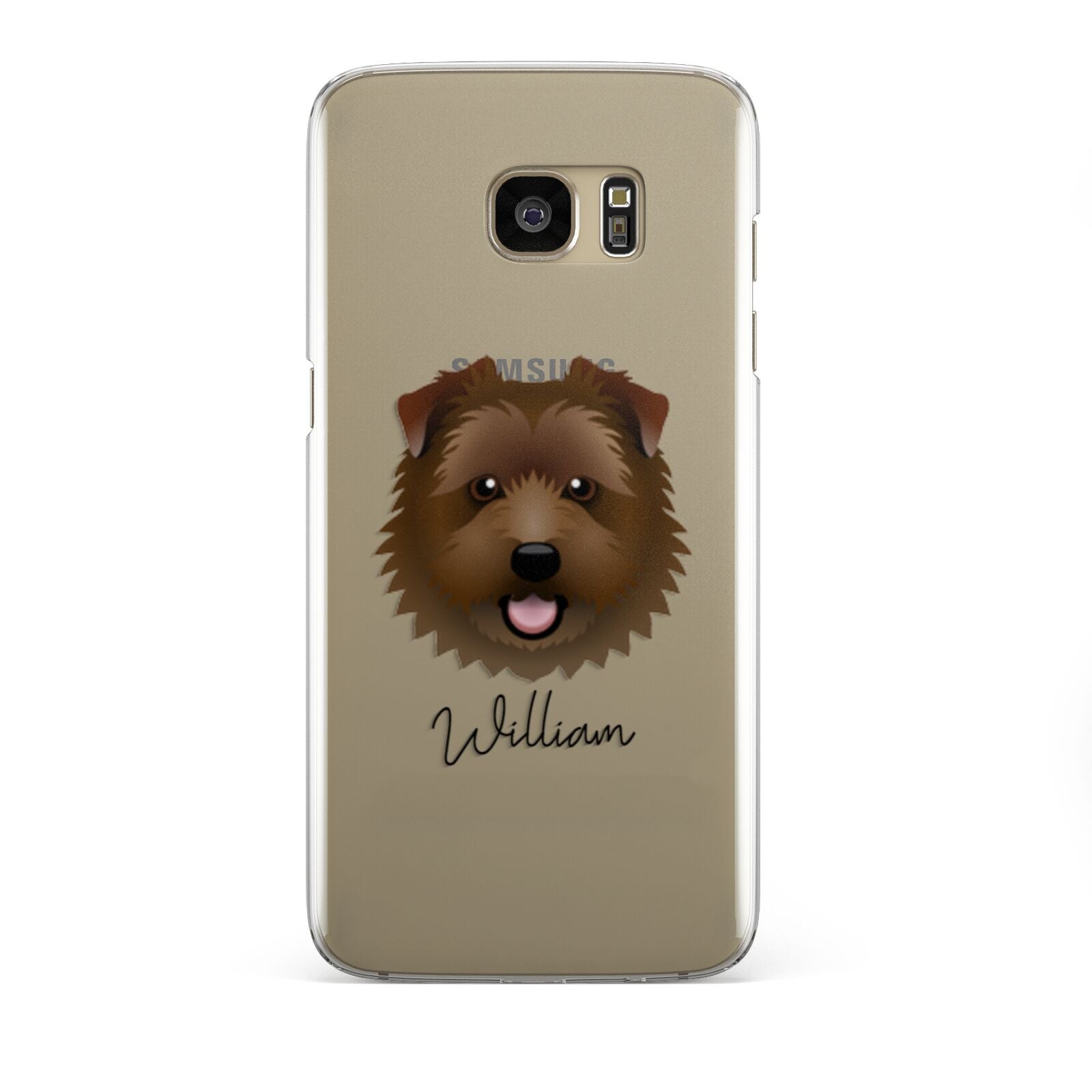 Norfolk Terrier Personalised Samsung Galaxy S7 Edge Case