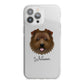 Norfolk Terrier Personalised iPhone 13 Pro Max TPU Impact Case with White Edges