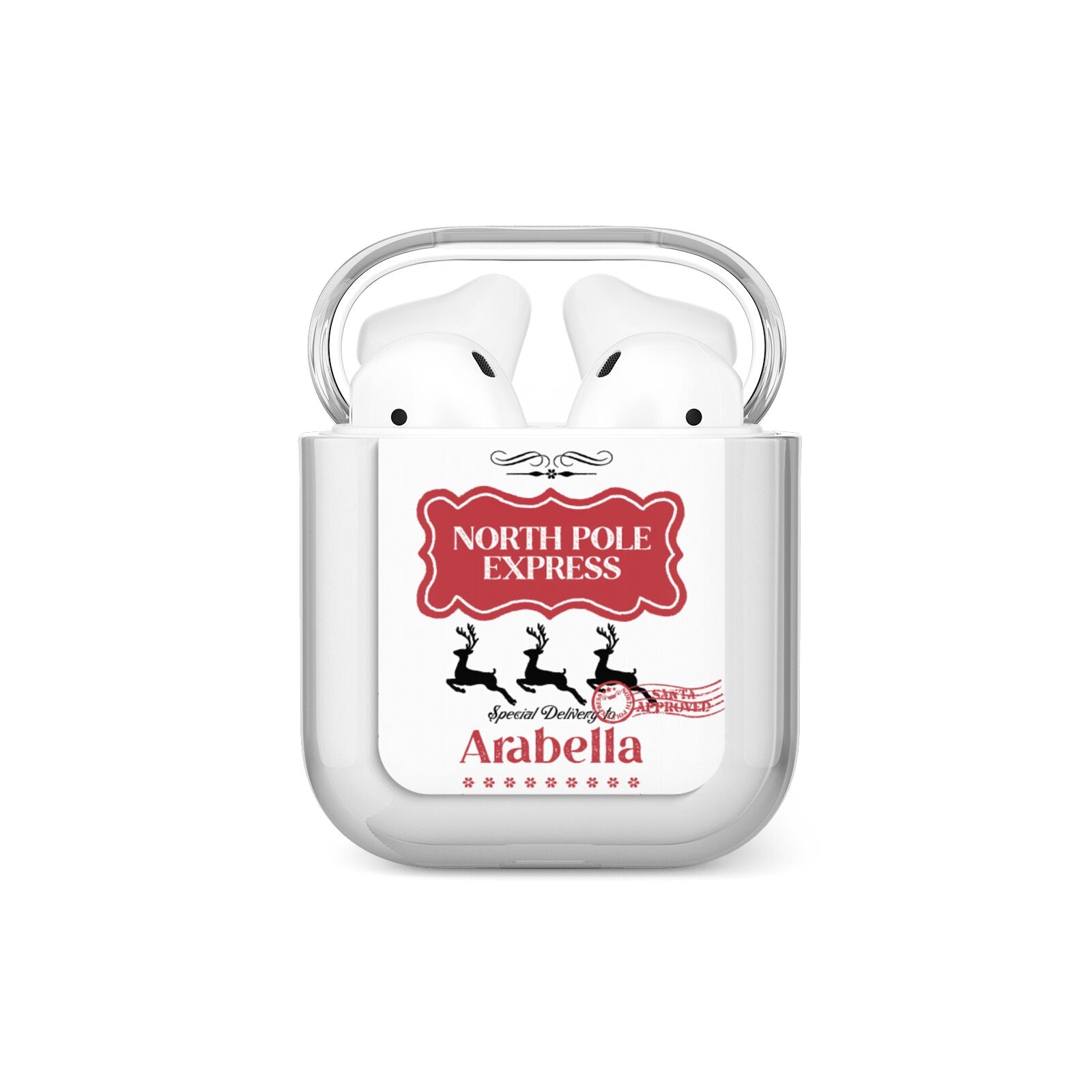 North Pole Express Personalised AirPods Case