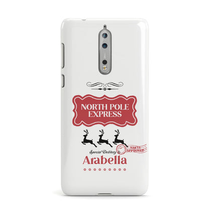 North Pole Express Personalised Nokia Case