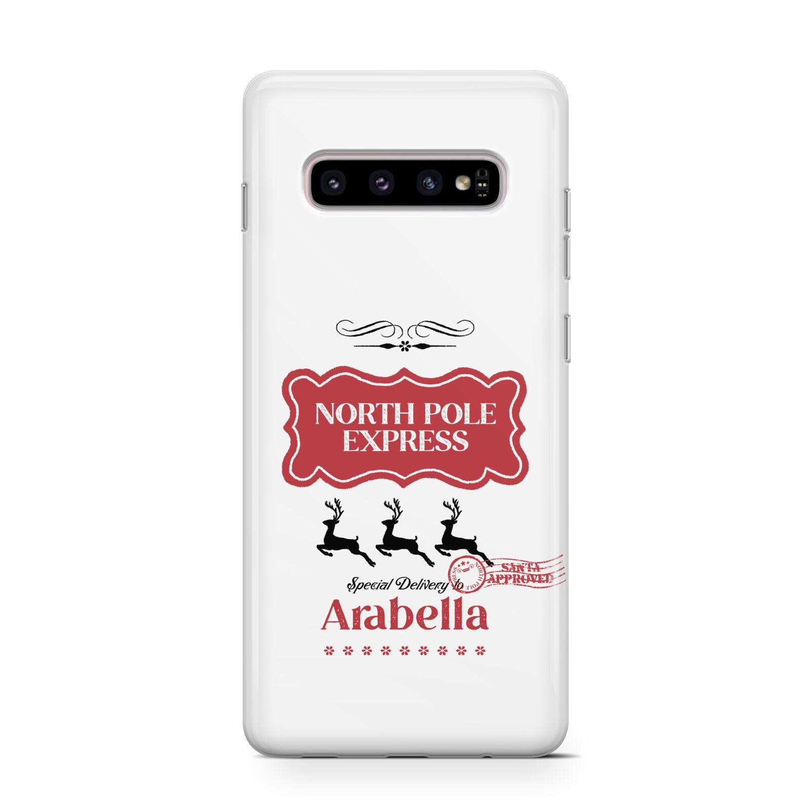 North Pole Express Personalised Protective Samsung Galaxy Case