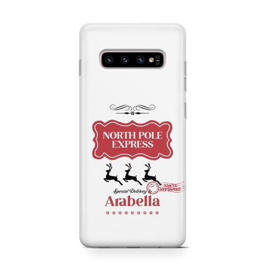 North Pole Express Personalised Protective Samsung Galaxy Case